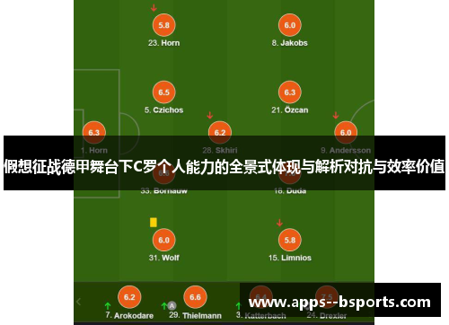 假想征战德甲舞台下C罗个人能力的全景式体现与解析对抗与效率价值